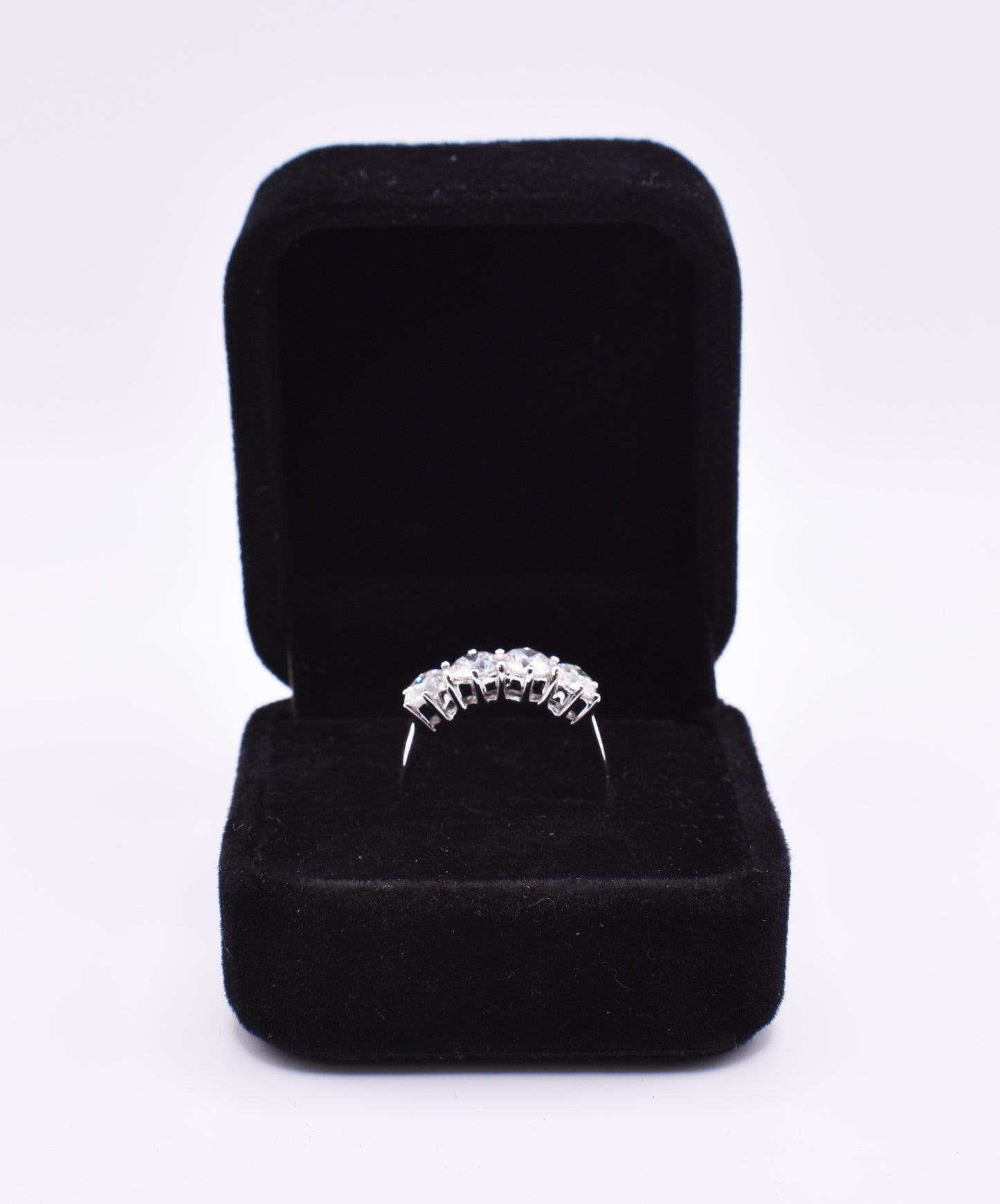 18k White Gold 4 Stone Diamond Ring