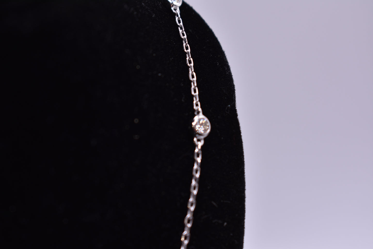 18k White Gold & Diamond Necklace